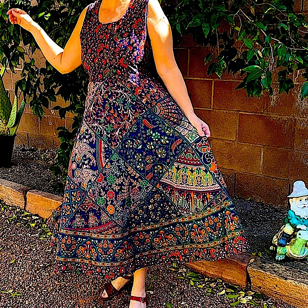 SOLD Mojave Closet Vintage Upcycle House Dress
